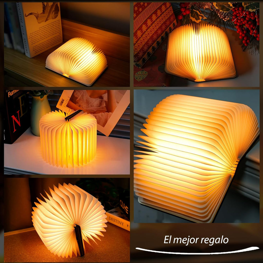 Lámpara Libro LED Recargable de Diseño